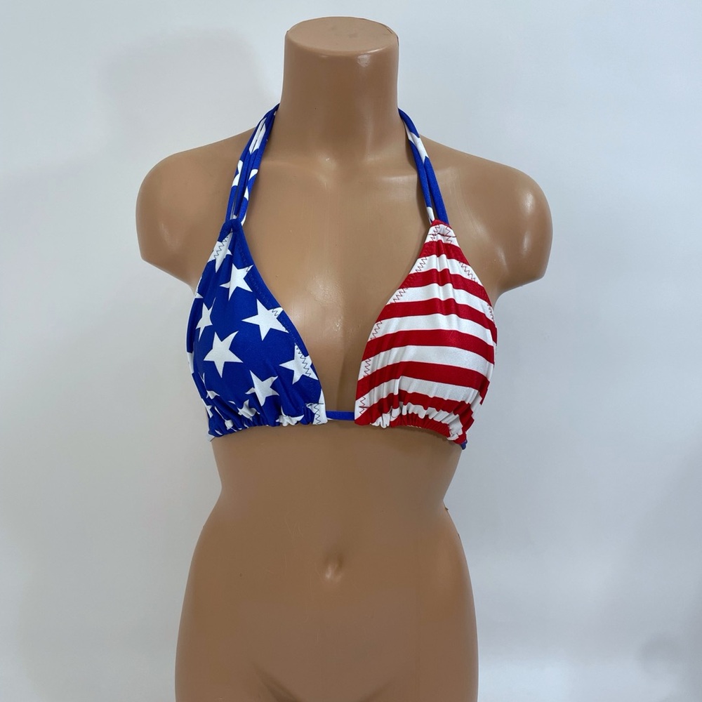 American flag bikini top